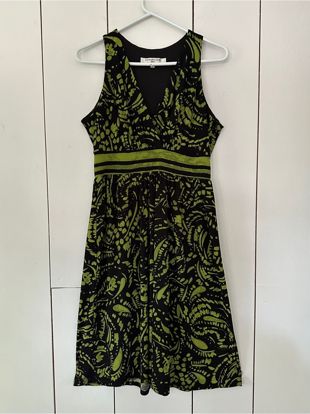 Vintage Sleeveless Print Dress Sz 6P Forest Fairy Whimsigoth Y2K